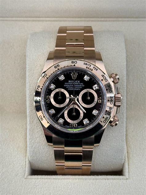 daytona quadrante rosa e diamanti|Rolex Daytona Oro rosa .